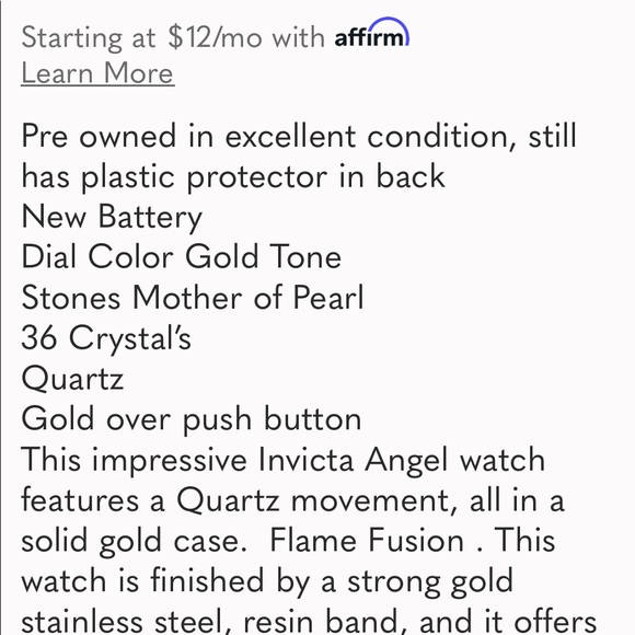 Invicta Woman’s Watch Mother of Pearl - Picture 14 of 15